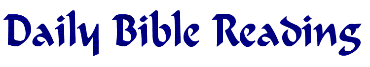 Daily Bible Reading